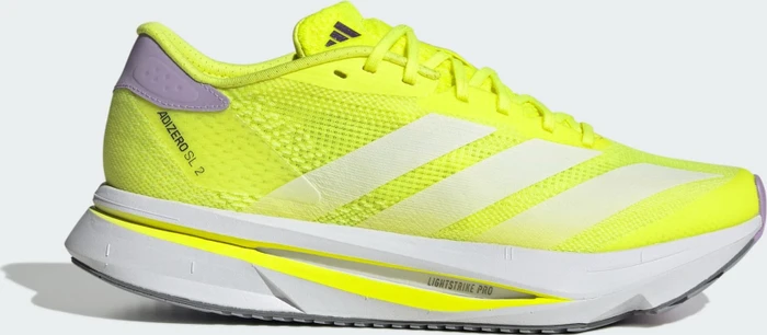 adidas Adizero SL2 solar yellow/cloud white/powder plum (Damen)