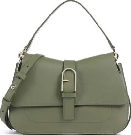 Furla Flow M Schultertasche avocado