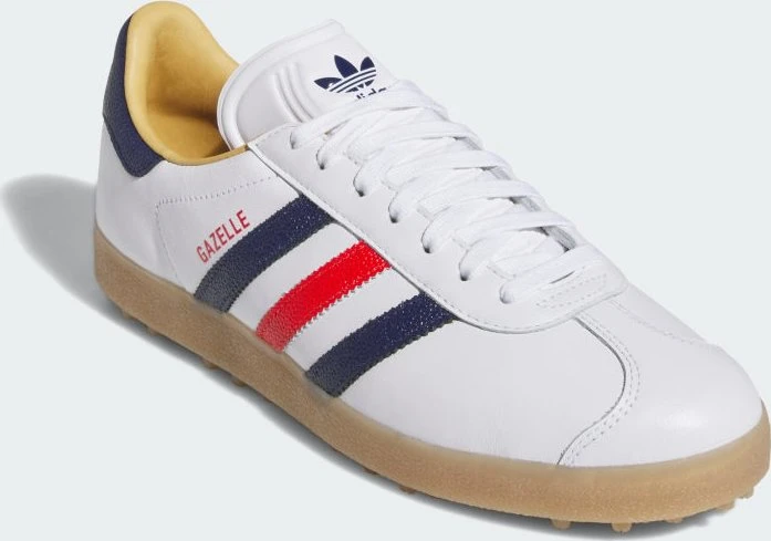 adidas Gazelle Spikeless cloud white/dark blue/red