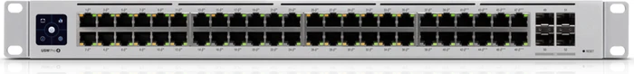 Ubiquiti UniFiSwitch Pro 48 Rackmount Gigabit Managed Switch, 48x RJ-45, 4x SFP+, 600W PoE++