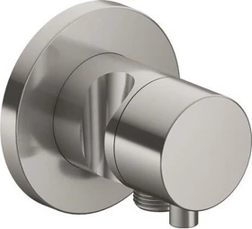Keuco IXMO 59548 Comfort 3-Wege Umstellventil mit Schlauchanschluss und Brausehalter eckig edelstahl-finish