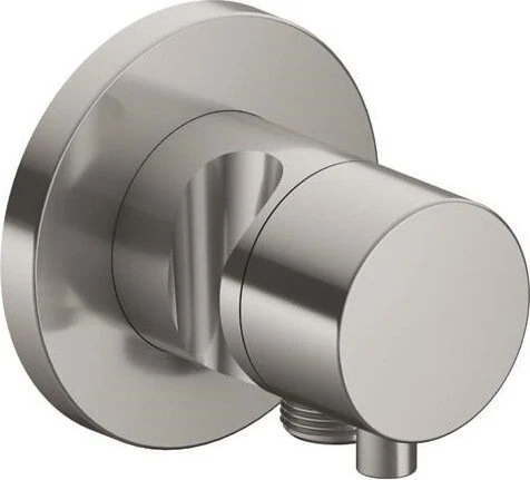 Keuco IXMO 59548 Comfort 3-Wege Umstellventil mit Schlauchanschluss und Brausehalter eckig edelstahl-finish