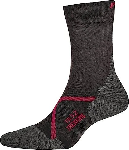 P.A.C. TR 3.2 Trekking Merino Light Socken anthracite berry (Damen)