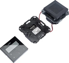 Gira System 55 Unterputz-Radio RDS inkl. Lautsprecher, anthrazit