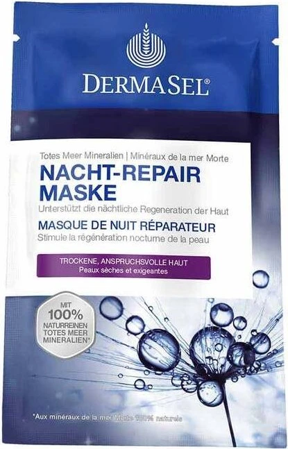 Dermasel Spa Totes Meer Nacht-Repair Maske, 12ml