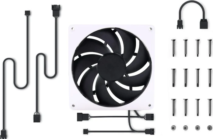 Alphacool Apex Stealth Metall Weiß 2500rpm, 140mm