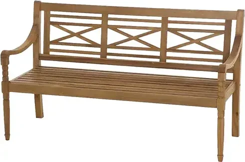 Siena Garden Westport Gartenbank 3-Sitzer braun (J04018)