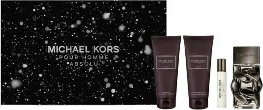 Michael Kors Pour Homme Absolu EdP 100ml + EdP 10ml + Duschgel 100ml + Aftershave (Balsam) 100ml Duftset