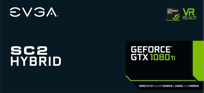 EVGA GeForce GTX 1080 Ti SC2 Hybrid Gaming iCX, 11GB GDDR5X, DVI, HDMI, 3x DP