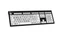 LogicKeyboard Nero Slim Line LargePrint PC, Black on White, USB, DE Vorschaubild