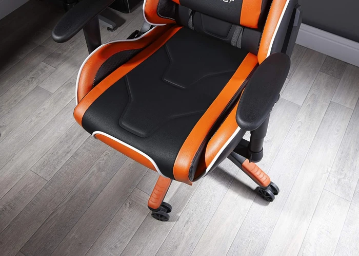 X Rocker Agility Esports Gamingstuhl, orange/schwarz