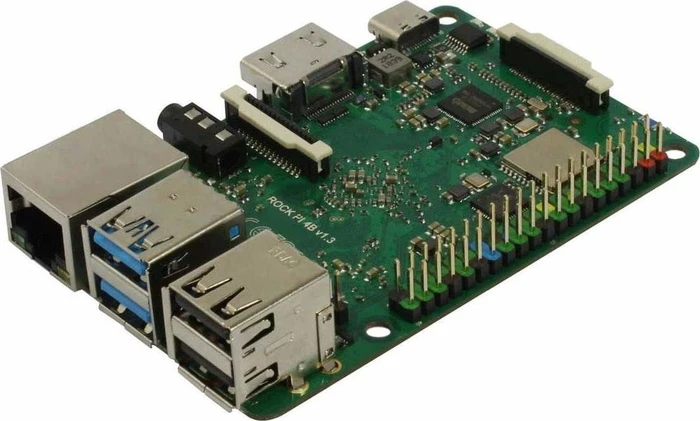 Radxa ROCK Pi 4 Model B, 4GB RAM, WIFI, Version 1.3