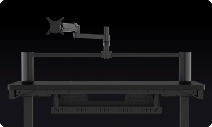 Corsair Platform:4 Schreibtisch 120x76cm schwarz/schwarz