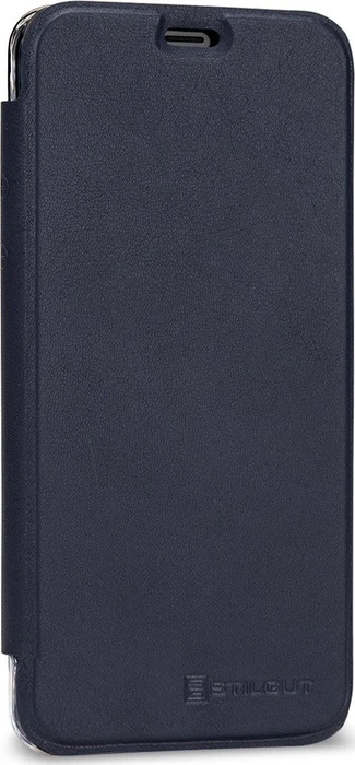 Stilgut Book Type NFC/RFID Blocking Cover für Samsung Galaxy S9+ blau