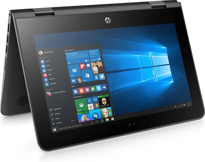 HP Stream x360 11-aa001ng, Jack Black, Celeron N3060, 4GB RAM, 32GB Flash, DE