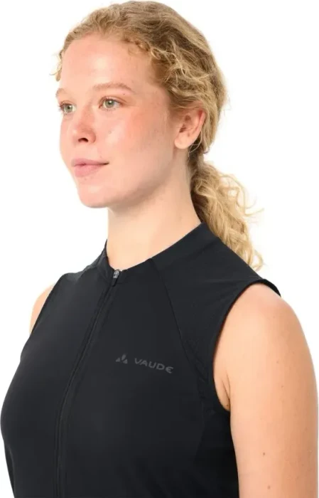 Vaude Matera FZ Trikot ärmellos schwarz (Damen)