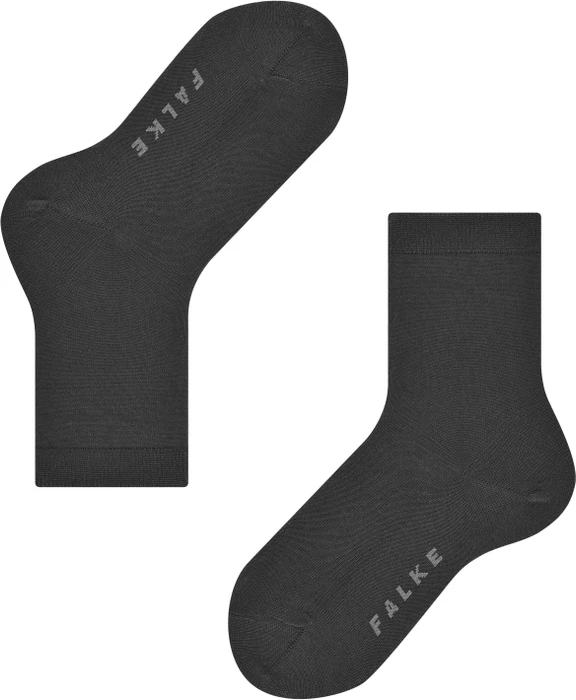 Falke Cotton Finesse Socken schwarz (Junior)