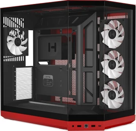 Hyte Y50 Black Cherry, rot/schwarz, Glasfenster (CS-HYTE-Y50RGB-RB)
