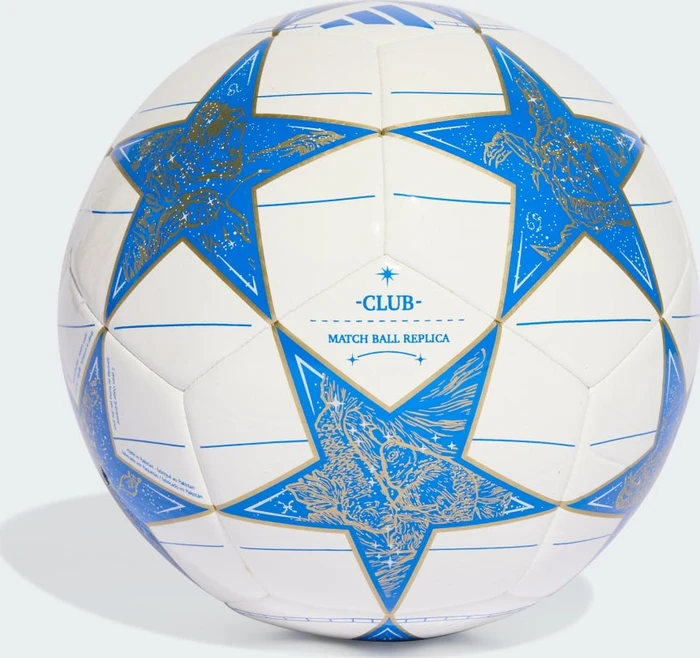 adidas UCL Club 2025/2026 League Stage Fußball white/blue/matte gold