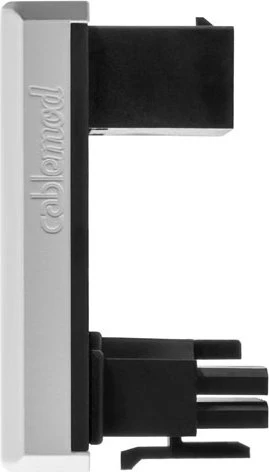 CableMod 12VHPWR Winkeladapter 180 Grad, Variante B, Sense-Pins an der Oberseite, weiß