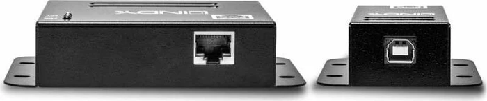 Lindy Cat.5 Extender, schwarz, 4x USB-A 2.0, RJ-45, USB-B 2.0 [Buchse]