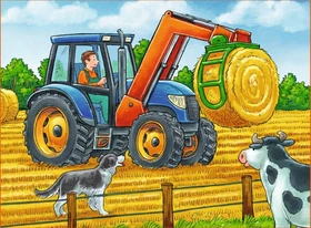 Ravensburger Puzzle Fahrzeuge auf dem Bauernhof
