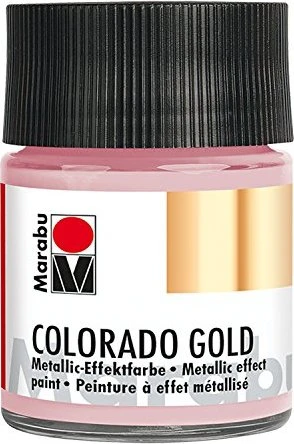 Marabu Colorado Gold Effektfarbe, rosegold, 50ml