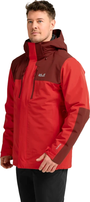 Jack Wolfskin Jasper Pro 3in1 Funktionsjacke siren red (Herren)