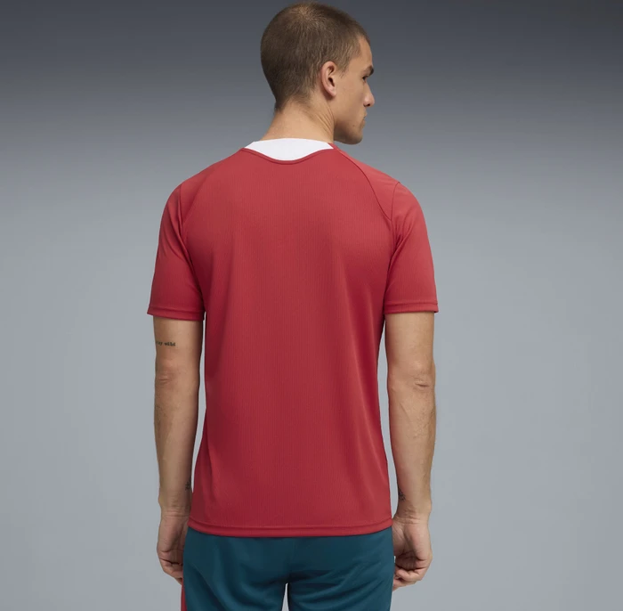 Puma FIFA WM 2026 Portugal Slim Trainingstrikot kurzarm club red/silver mist (Herren)