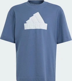 adidas Future Icons Logo Piqué T-Shirt kurzarm preloved ink/halo blue (Junior)