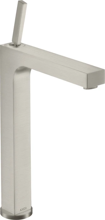 Hansgrohe Axor Citterio 280 Waschbeckenarmatur mit Pingriff und Ablauffernbedienung edelstahloptik