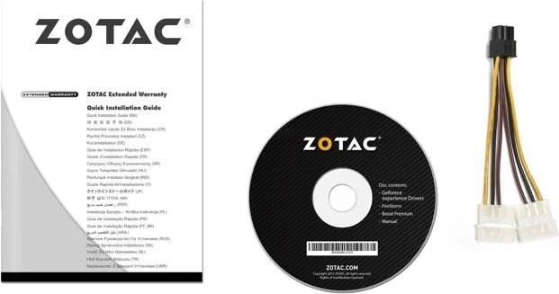 Zotac GeForce GTX 950 OC, 2GB GDDR5, 2x DVI, HDMI, DP