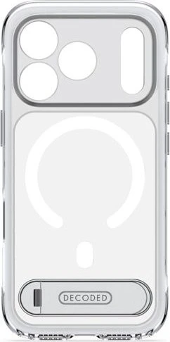 Decoded Hybridhülle mit Ständer für iPhone 18 Pro transparent