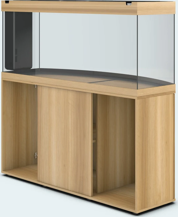 Juwel Vision 450 LED Aquarium-Set mit Unterschrank, helles Holz/helles Holz, 450l