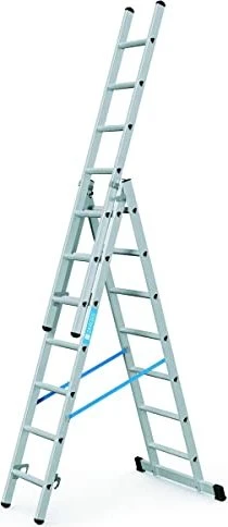 Zarges Skymaster DX 3-tlg. Teleskop-Mehrzweckleiter, 3x 7 Stufen