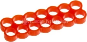 E22 14-Slot Stealth Kabelkamm 4mm, rot