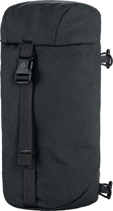 Fjällräven Kajka 35 und Signi Seitentaschen Zubehörtasche coal black
