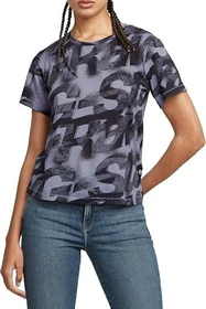 G-Star Sprayed Letters T-Shirt kurzarm osaka blue/sprayed letters (Damen)