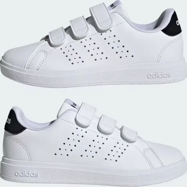 adidas Advantage Base 2.0 cloud white/core black (Junior)