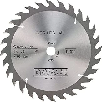 DeWalt DT4031 Extreme Kreissägeblatt 28Z, 184x1.8x16mm, 1 Stück