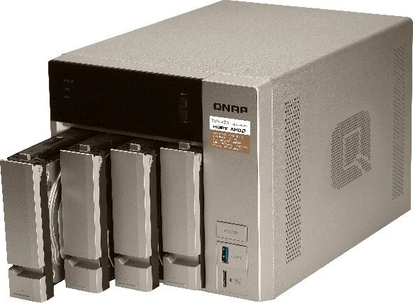 QNAP TVS-473-32G 12TB, 32GB RAM, 4x RJ-45 1000Base-T, 2x USB-A 3.1