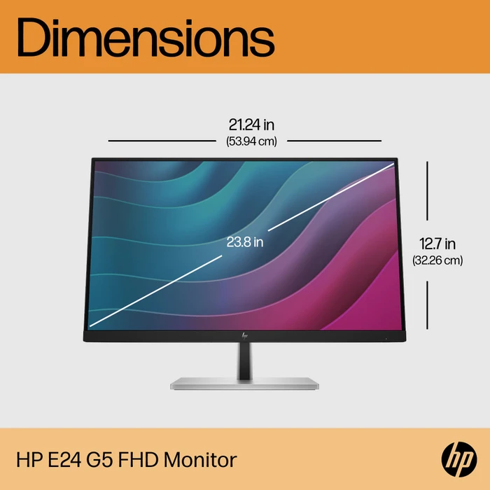 HP E24 G5, 3 Jahre Garantie, 23.8"