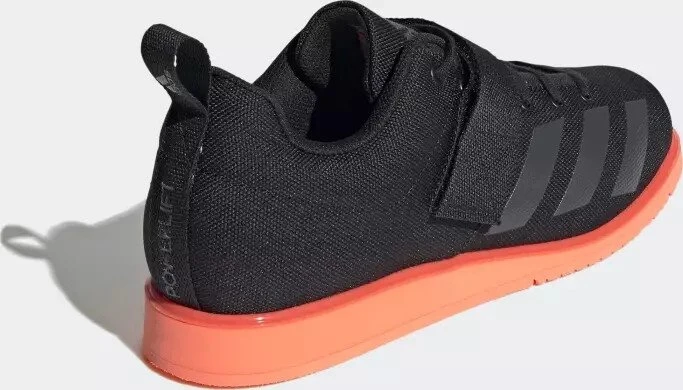 adidas Powerlift 4 core black/night metallic/signal coral (Herren)
