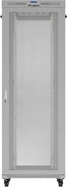 Lanberg 19" Rackschrank 47HE, freistehend, V2, Gitternetztür, IP20, RAL 7035, 1000mm tief