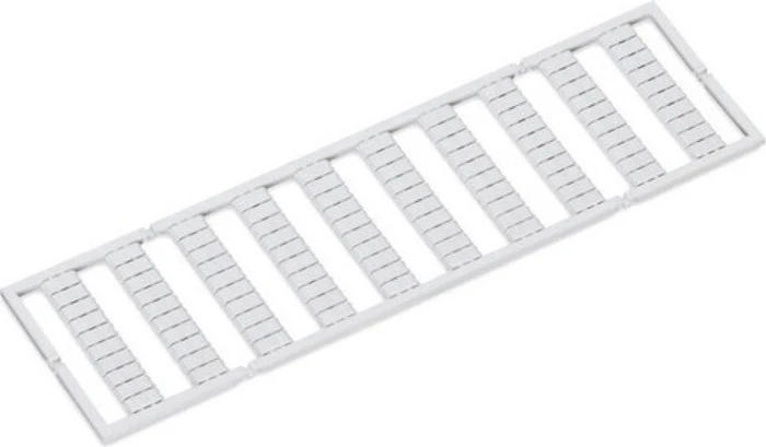 Wago WMB-Beschriftungskarte als Karte bedruckt 1, 3, 5, ..., 99 und 2, 4, 6, ..., 100 (1x) dehnbar 5 - 5,2 mm Aufdruck waagerecht aufrastbar weiß