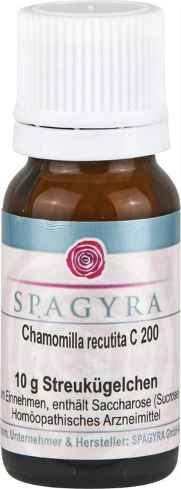 Spagyra Chamomilla Recutita C200 Globuli, 10g