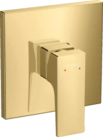 Hansgrohe Metropol Einhebel-Brausemischer Unterputz mit Hebelgriff für iBox universal polished gold optic