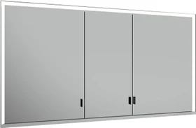 Keuco Royal Lumos Spiegelschrank für Wandeinbau, 3 lange Türen, 140x73.5cm