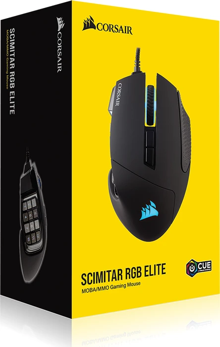 Corsair Scimitar RGB Elite, USB