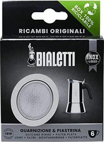 Bialetti Gummidichtung + Filter für 6 Tassen Edelstahl